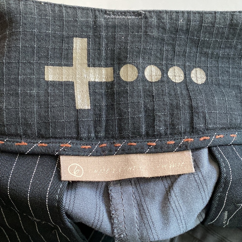 Anthropologie Plus Four stripe grey pants - Picture 11 of 11